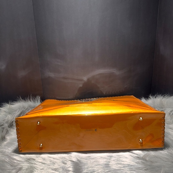 Authentic Louis Vuitton Shopping bag covered in PVC With Handles - Picture 4 of 8